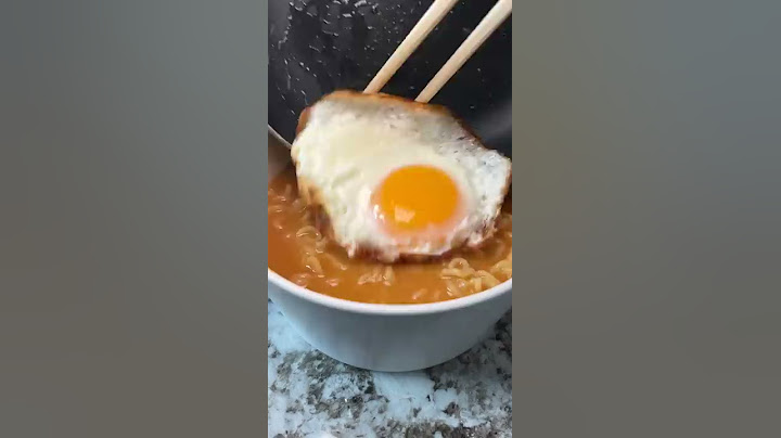 How I fry an egg