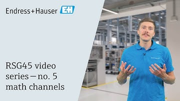 RSG45 video series | No. 5 Math channels | #endresshauser