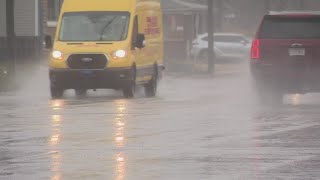 Crews working to keep roads safe amid flurries, tumbling temps