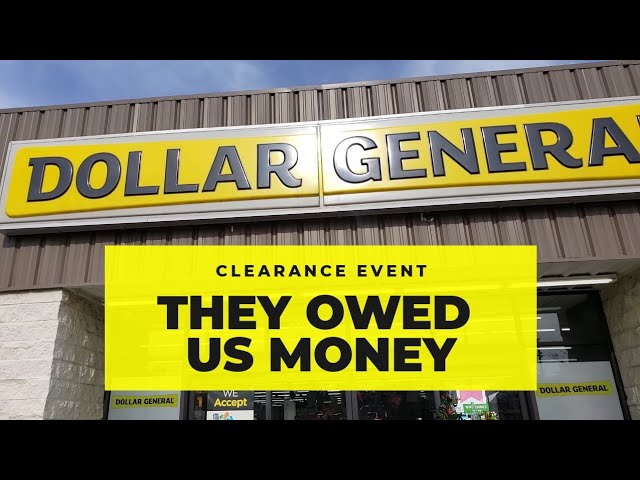 Dollar General Clearance Event: How They Work & What You'll Save