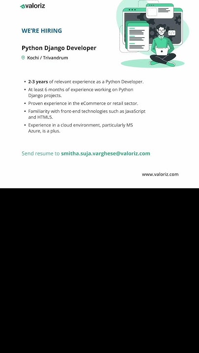 PYTHON DJANGO DEVELOPER #2024 #hiring #career #job #python #django # ...