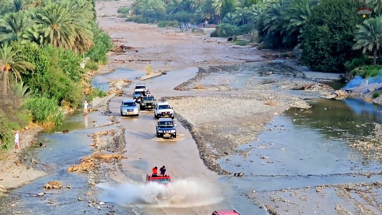 وصول سيول كبيره لوادي بني هني | الهروب من امام السيل | 9/8/2023