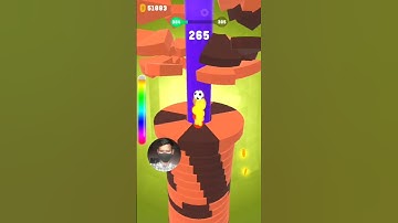 drop stack ball level 385 #shorts #dropstackball #blackgamerbpt