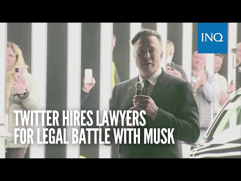 Twitter hires lawyers for legal battle with Musk