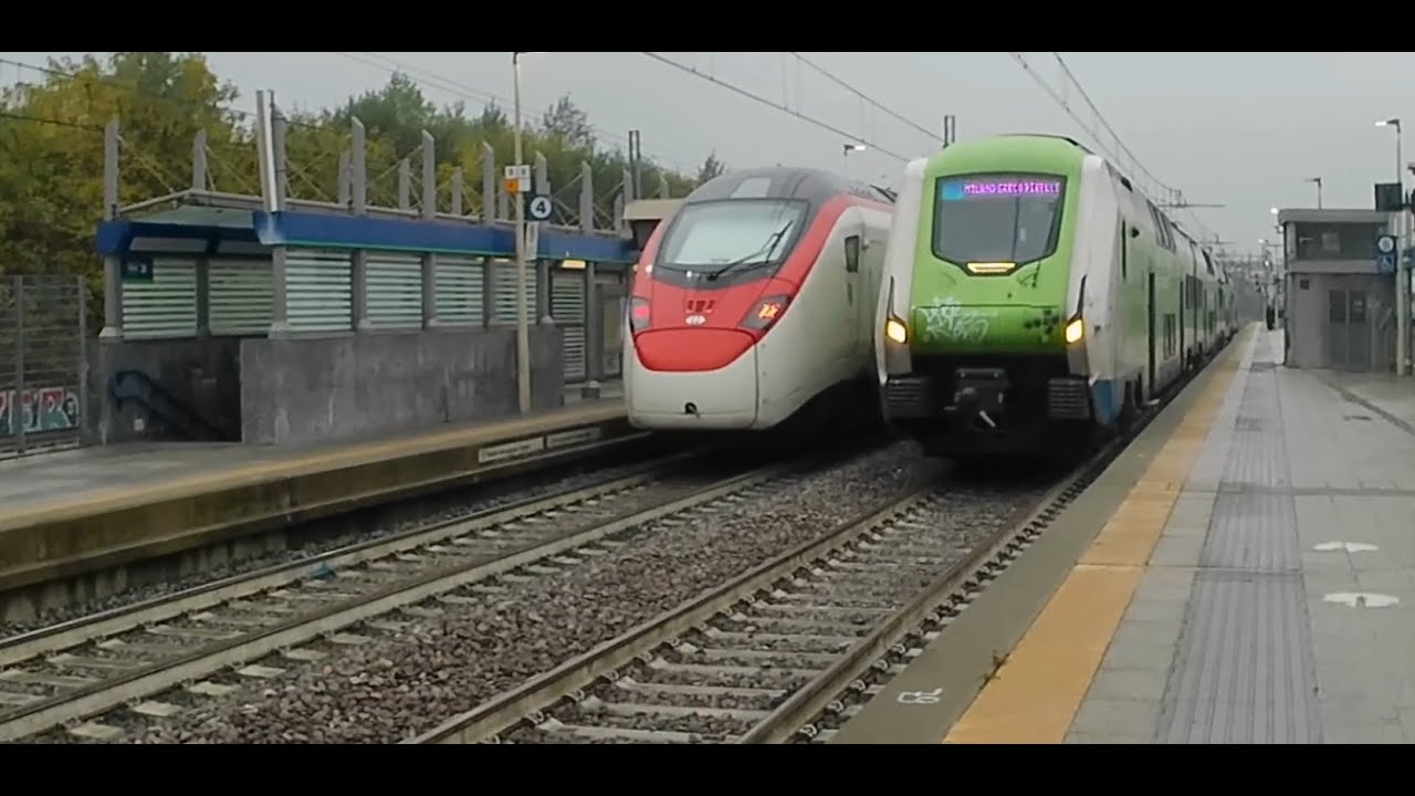 Treni alla stazione di Milano Forlanini