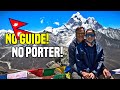 FULL EVEREST BASE CAMP TREK without a guide or porter | Nepal Travel