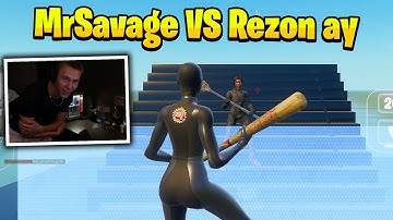 MrSavage VS Rezon ay 1v1 Buildfights