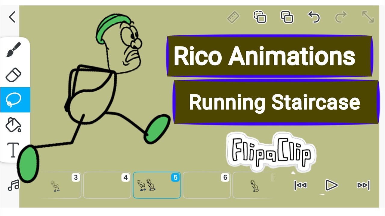 How to make Rico animations on Flipaclip with a smart phone
