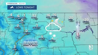Frigid temperatures, dangerous wind chills, and some light snow to end the week