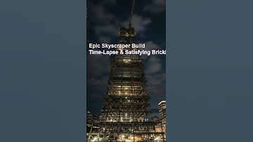 Epic Skyscraper Build Time-Lapse & Satisfying Bricklaying