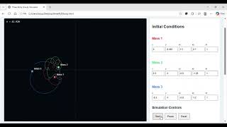 Three Body Gravity Simulator 18 Guide