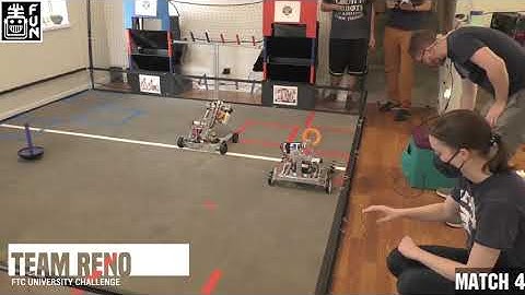 Remote Match 4 Replay ULTIMATE GOAL FTC University Challenge Team Reno