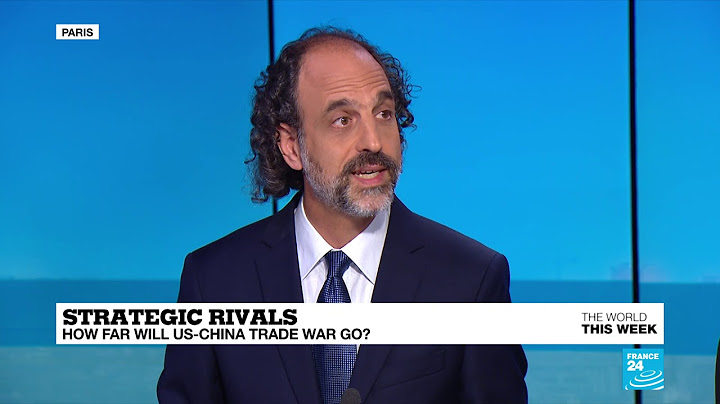 US-China: "Nobody wins a trade war"