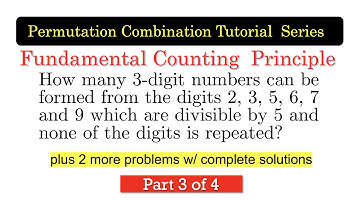 PMCB03 Fundamental Counting Principle Sample Problems Part 2 [English subtitles]