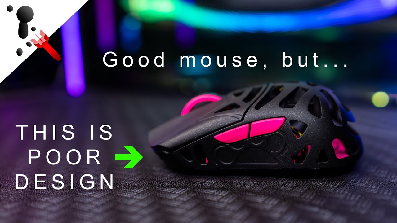 WLmouse Miao демонстрирует проблему с формами мыши