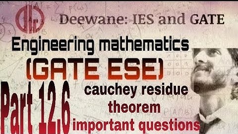 EM PART 12.6 | Cauchey residue theorem and questions