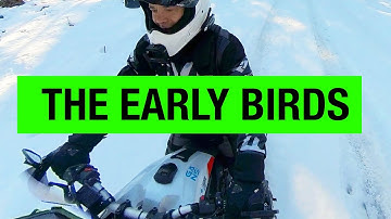 Icy ADV ride, playing with Skydio 2 and Insta360