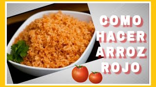 COMO HACER ARROZ ROJO BÁSICO Y FÁCIL