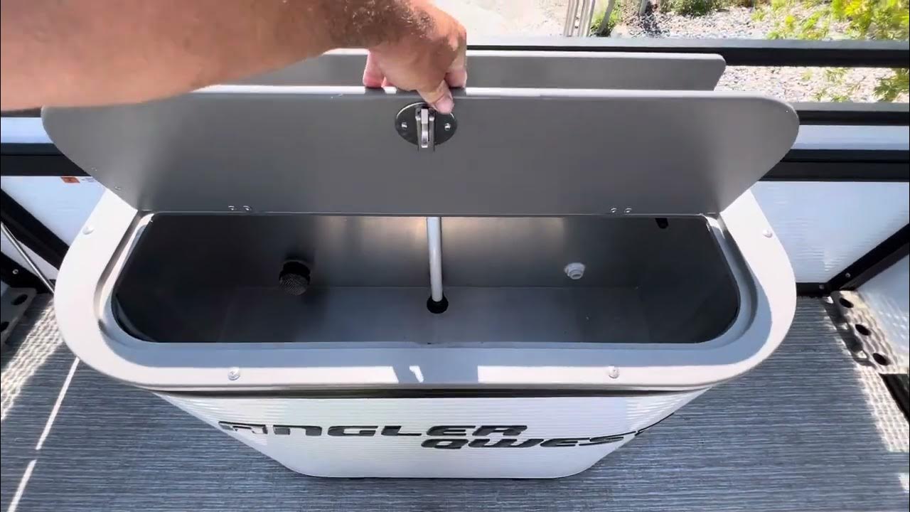 2024 Angler Qwest 8524 Center Console Tritoon by Portside Marine YouTube