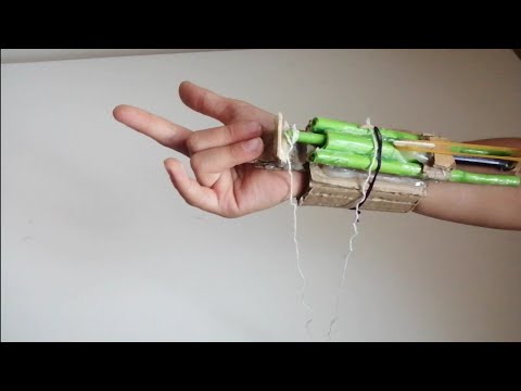 Örümcek adam ağ fırlatıcı nasıl yapılır
