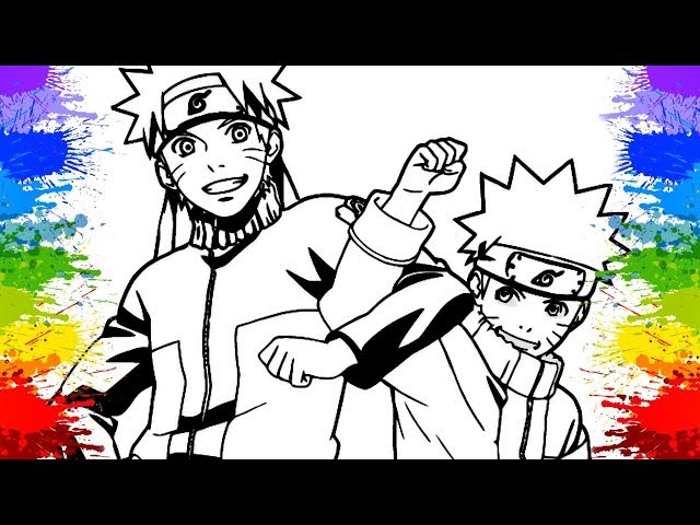 Naruto - Just Color Crianças : Páginas para colorir para crianças