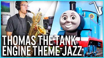Transforming the Thomas the Tank Engine Theme Into Fast Bebop Jazz (with 3 Saxophones)