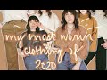 My MOST WORN clothing of 2020 // *thrifted, vintage, and contemporary* clothing!