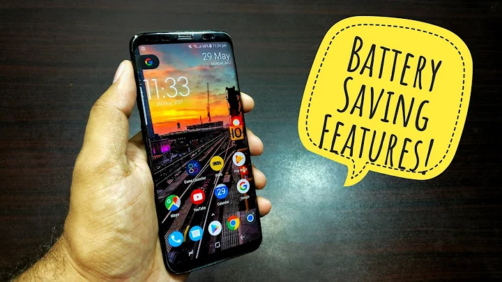 Samsung Galaxy S8 battery saving features!