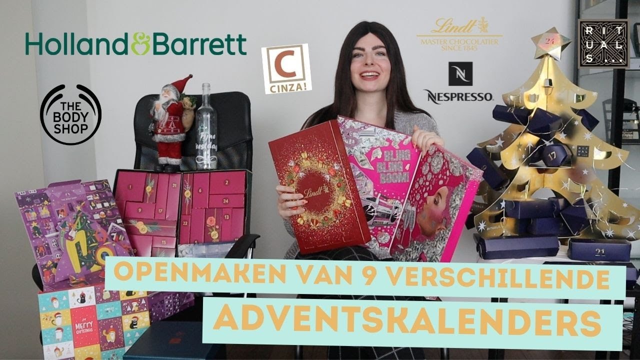 9 ADVENTSKALENDERS openen Rituals, Nespresso, The Body Shop, Holland