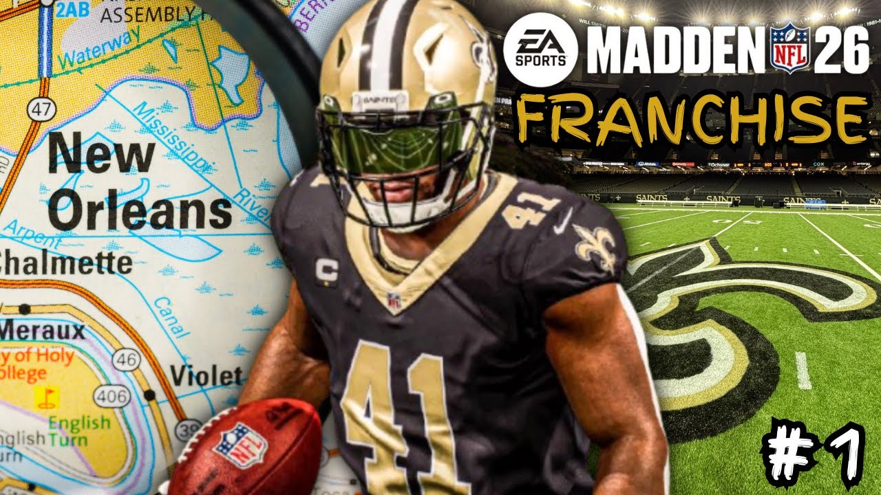 Madden 26 New Orleans Saints Franchise Ep 1: The Rebuild Begins!