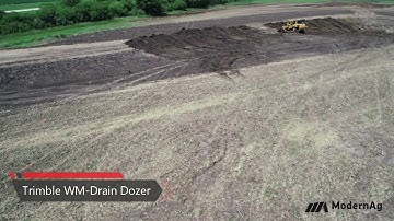 Trimble WM-Drain on a Dozer