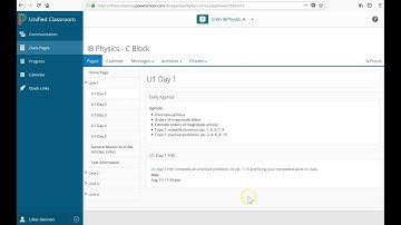 PowerSchool Learning 6: Make Page Active & Oragnizing Pages
