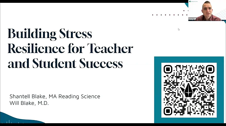 Building Stress Resilience for Teacher and Student Success