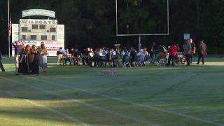 Eastern Randolph High School hosts tribute ceremony for Sandy Bradshaw, a 9/11 hero