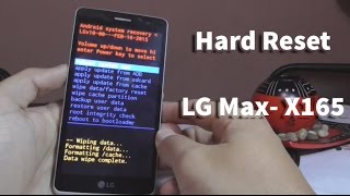 Lg Max X165 - Hard Reset