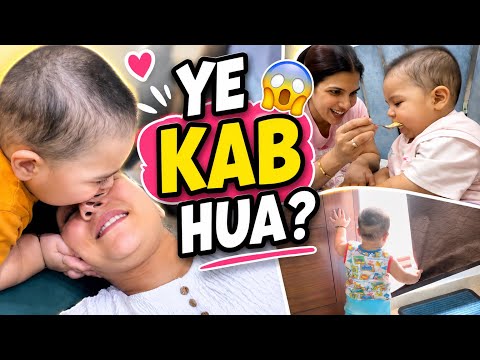 Mera 14 Month Baby Aajkal Ye Sab Karne Laga Hai 😍 | New Milestones & Cute Moments | imkavy #vlog 