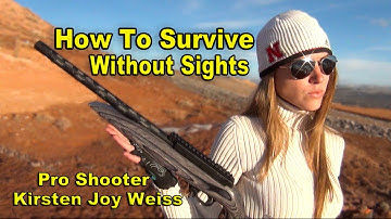 How To Survive Without Sights On Your Gun | Pro Shooting Tips #1