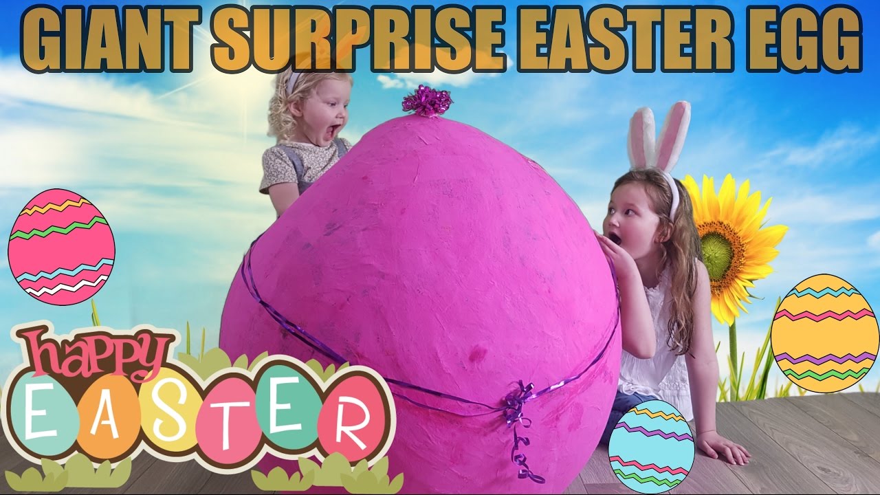 GIANT SURPRISE EASTER EGG! - YouTube