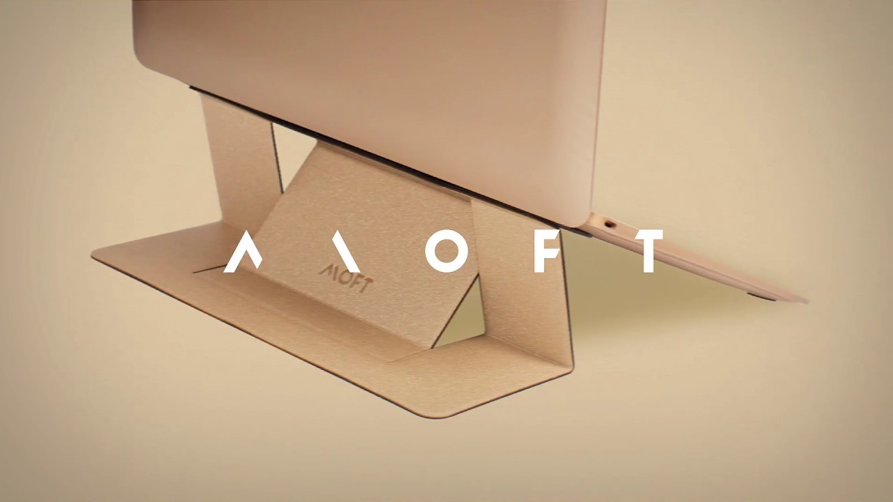 MOFT Invisible Laptop Stand // Air Flow Version (Pink) video thumbnail