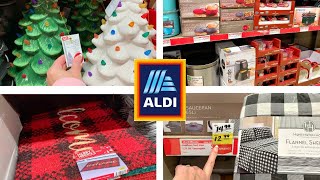 ALDI SHOPPING!!! NEW CHRISTMAS GIFT IDEAS,🎄CHRISTMAS DECOR + NEW🔥CLEARANCE!!!