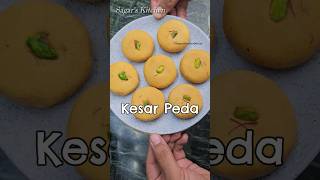 Kesar Peda Recipe No Colour Added Simple Method #YouTubeShorts #Shorts #KesarPeda #Mithai