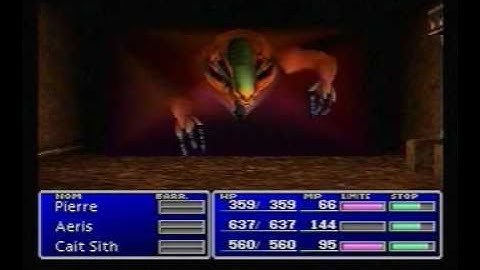 Final Fantasy 7 - LLNMNI challenge (level max : 27) - Demon
