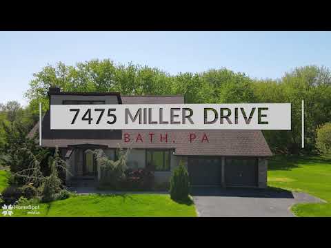 7475 Miller Dr, Bath, PA home video tour