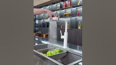 Vòi Nước Nóng Lạnh Cao Cấp Có Thể Thu Gọn Tiện Dụng Cho Bồn Rửa Chén #giadungtienich