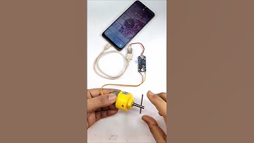"DIY Gear Motor Phone Charger | Hand Powered Electricity Generation | Science Experiment"
