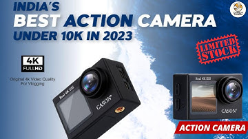 CASON CS6 Real 4K 60 Fps HD Dual Screen Action Camera for Vlogging & YouTube
