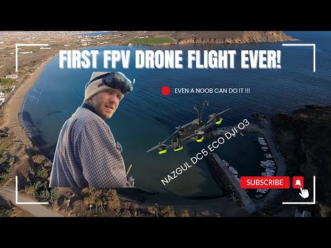 Learning To Fly Fpv Drone | First FPV Flight | No experience | Amazing View!