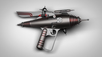 3D Basics in Blender - Ray Gun Materials