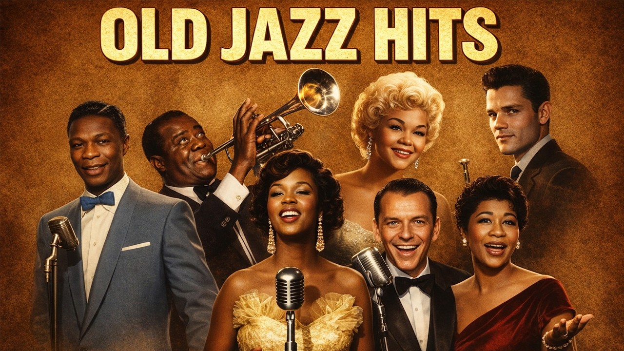 Best Relaxing Jazz Classics 50's 60's 70's : Franks Sinatra , Louis Armstrong, Nat King Cole