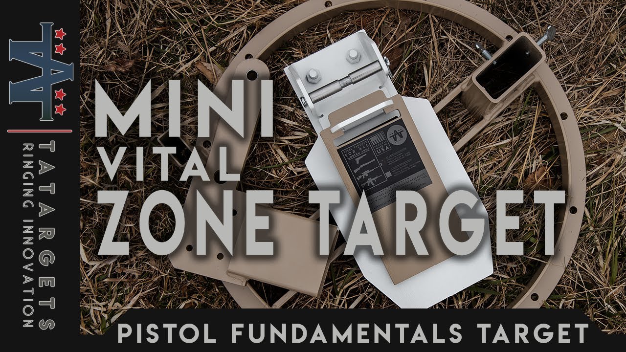 Steel Target | Mini Vital Zone AR550 Target